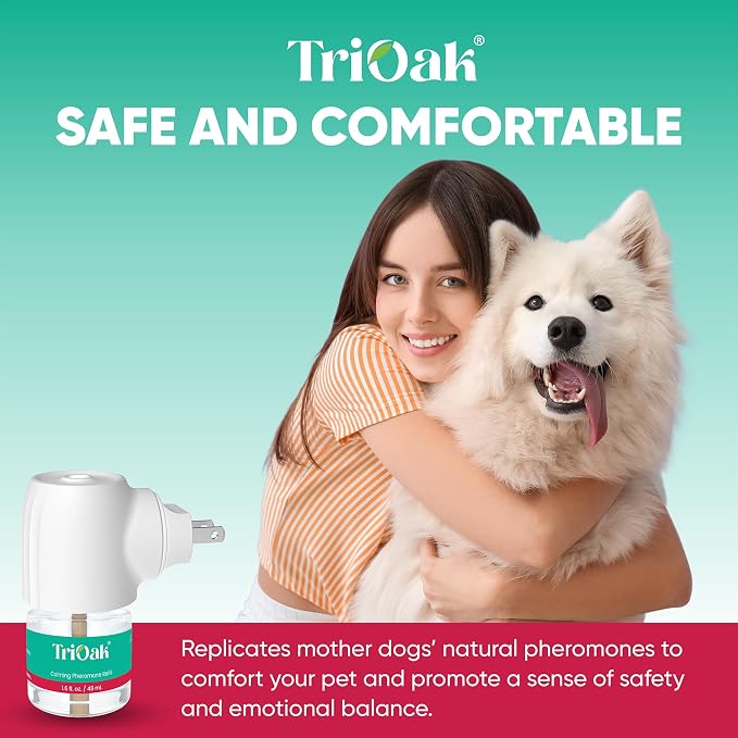 Calming Diffuser for Dog: Appeasing Dog Pheromones Calming Diffuser Plug in Kit for Separation