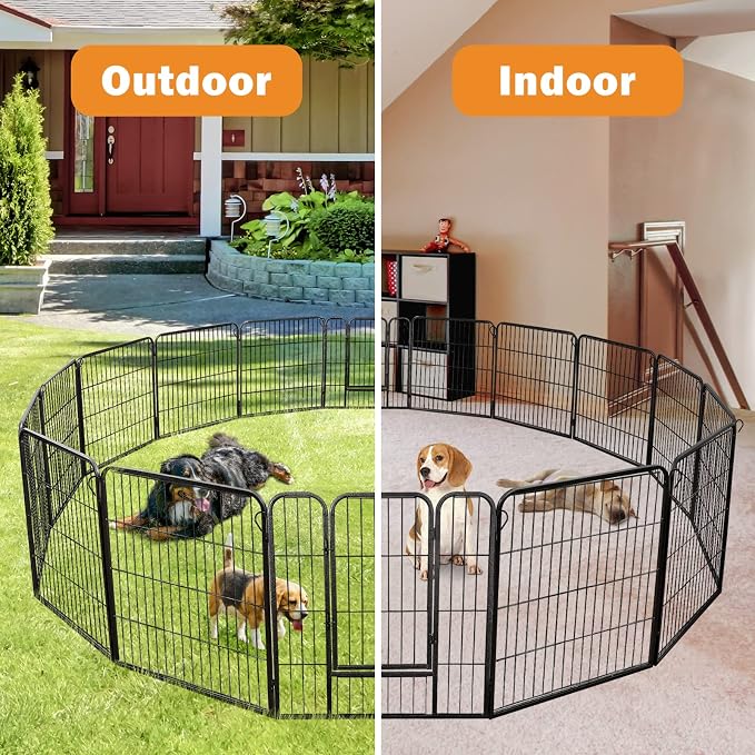 ZENY Dog Playpen, 32in 16 Panels