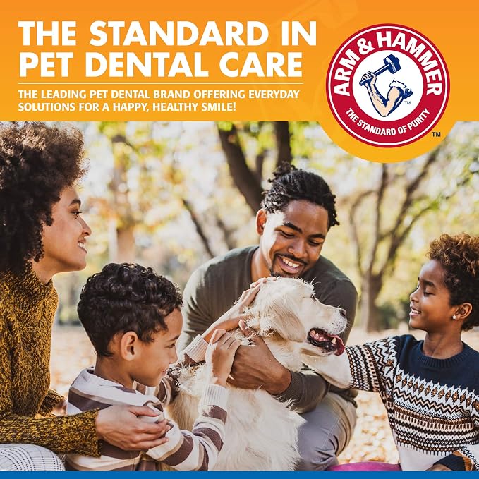 Arm & Hammer Tartar Control Dental Spray for Dogs, Mint, 4 Fl Oz | Brushless breath freshener with baking soda helps reduce plaque and tartar buildup