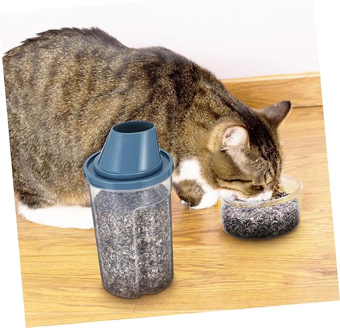 Milisten Cat and Dog Food Storage Bins Airtight Pet Food Container Easy Dispensing for Freshness and Convenience