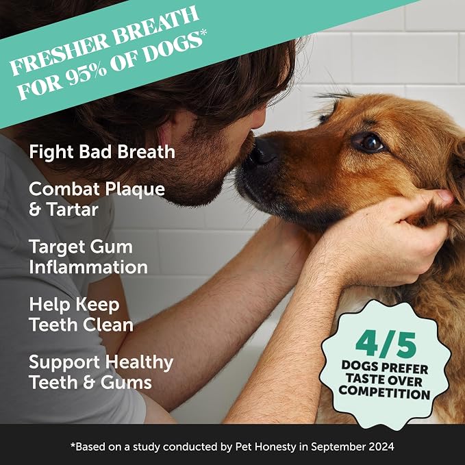 Dog Multivitamin + Dental Powder Virtual Bundle for Teeth Cleaning & Plaque Removal, 10 in 1 Vitamins for Health, Heart, and Immune Support