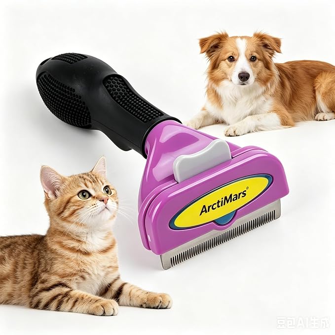 One Key Self Cleaning Pet Brush, 2 in