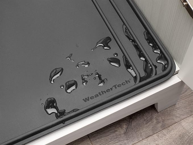 WeatherTech Single High Pet Feeding System w/Plastic Dog/Cat Bowls - 12" High Stand Dark Grey (PSH6412DGDG)