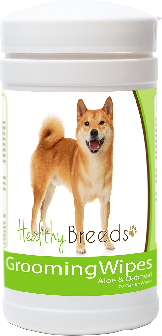 Healthy Breeds Shiba Inu Grooming Wipes 70 Count