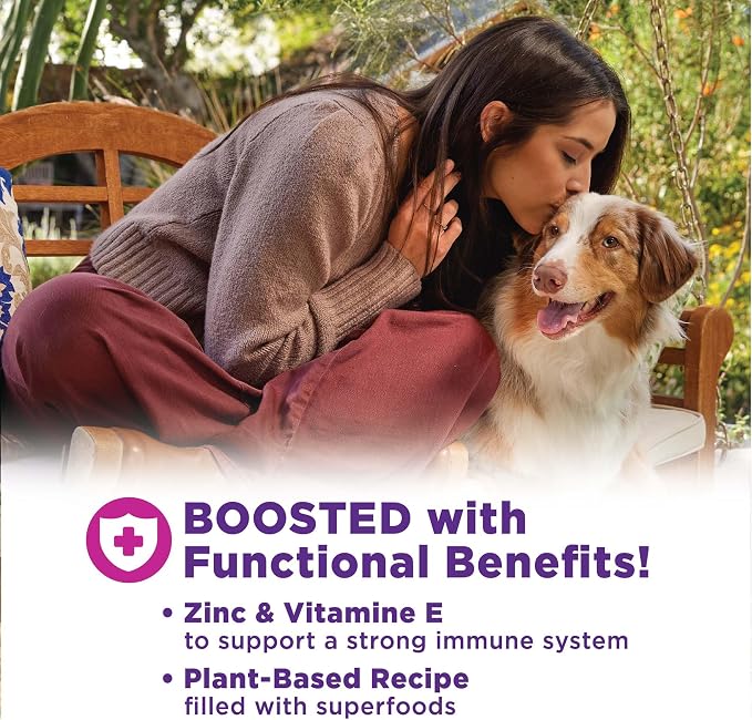 Wellness Bowl Boosters Immune Health Dog Food Topper with Freeze Dried Pieces for Small, Medium, and Large Breeds, Grain Free, Natural, Plant Based, 4 oz Bag