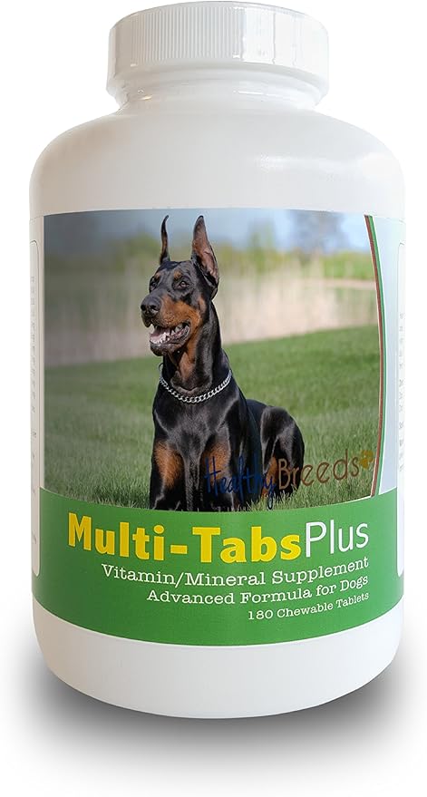 Healthy Breeds Doberman Pinscher Multi-Tabs Plus Chewable Tablets 180 Count