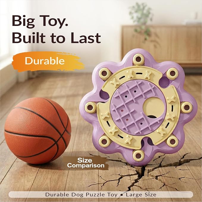 KADTC L Size 3 Levels, Dog Puzzle Toy, Slow Feeder & Enrichment for Dogs | Beginner-to-advanced step-by-step challenge offers brain exercise, burns energy, fights boredom, builds focus, curbs gulping.