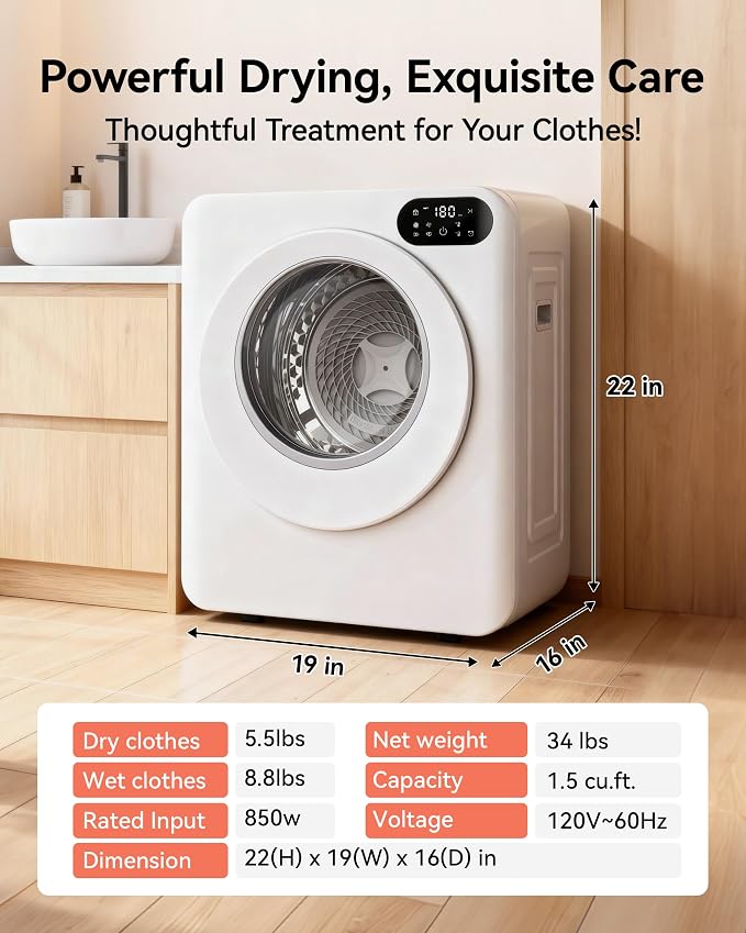 Euhomy Protable Clothes Dryers for Laundry