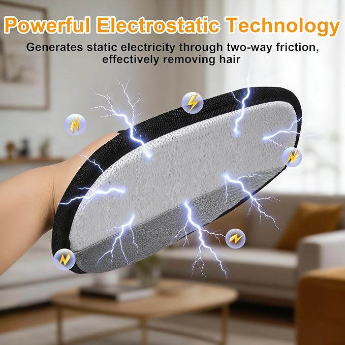 Pet Hair Removal Glove, Yellow