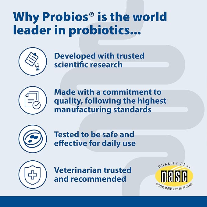 Probios Dog Probiotic Chewable Tablets, Chicken Liver, 45 Count, 2-Pack
