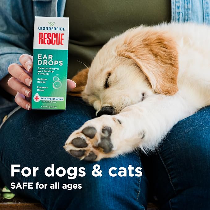 Wondercide Rescue Ear Drops for Pets, 4 oz