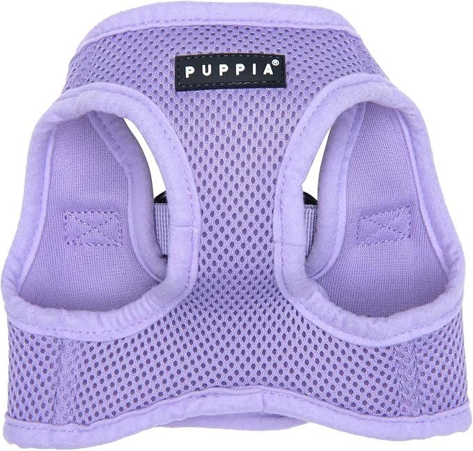 Puppia Soft Vest Dog Harness Step-in Padded Mesh No Choke No Pull Comfortable Walking Running Training for Small Medium Large Dogs, Violet, XXX-Large