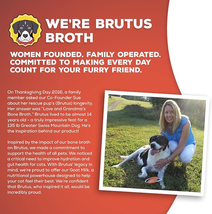 Brutus Bone Broth for Dogs - Beef & Pork