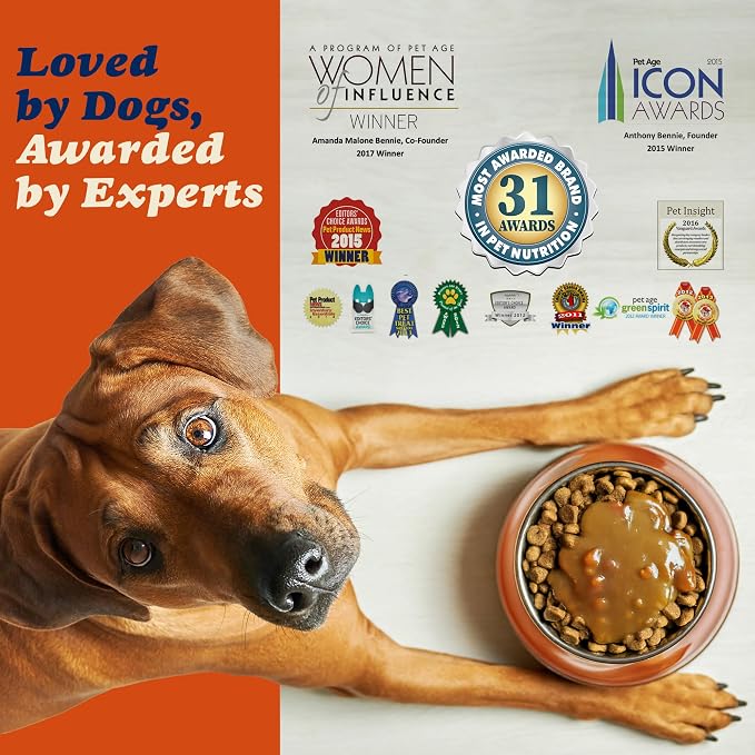 CLEAR CONSCIENCE PET® Barkinara SuperGravy® Dog Food Topper Hydration Broth Mix Greek Yogurt Cheese Blend Kibble Seasoning Probiotics Prebiotics Enzymes Taurine 18 oz. 120 Scoop, All Life Stage