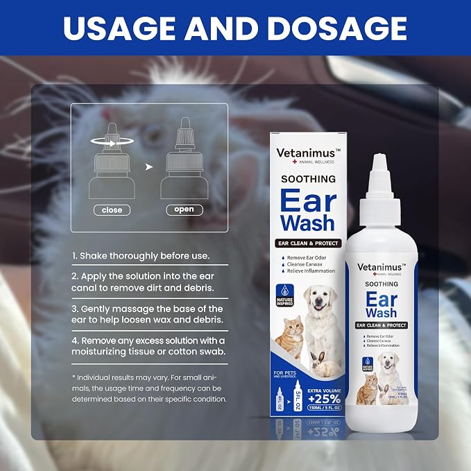Ear Wash, 150ml/5 fl oz, 2 Bottle Set