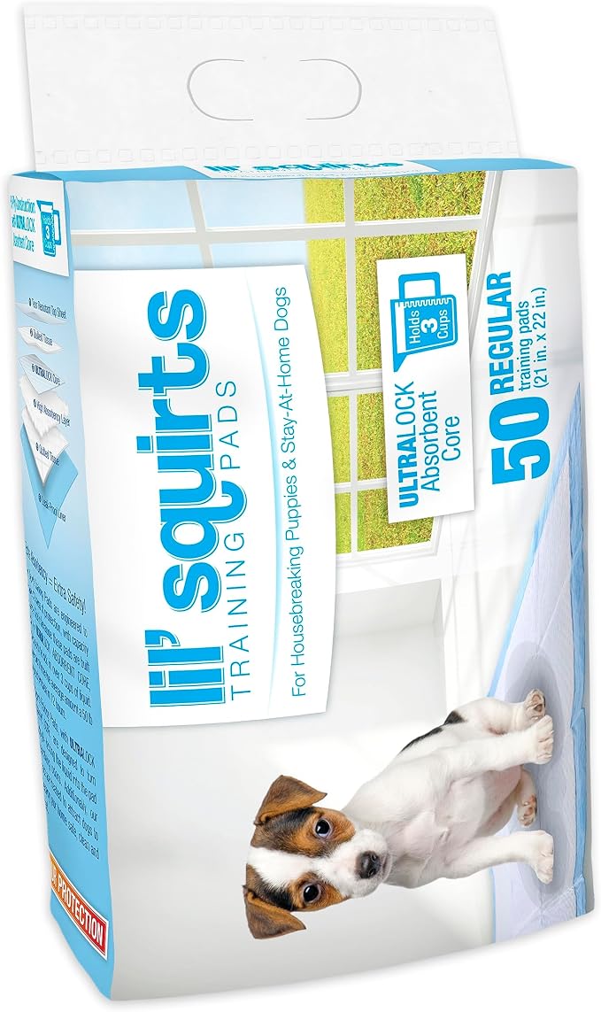 RUFFIN' IT Lil' Squirts Puppy Training Pads 50 Pk.