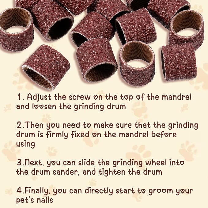 ElevateTech Nail Grinder Replacement Kit, 42pcs