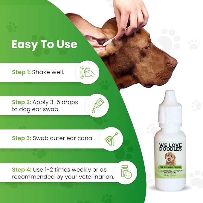 We Love Doodles Dog Ear Serum, Eco-Friendly