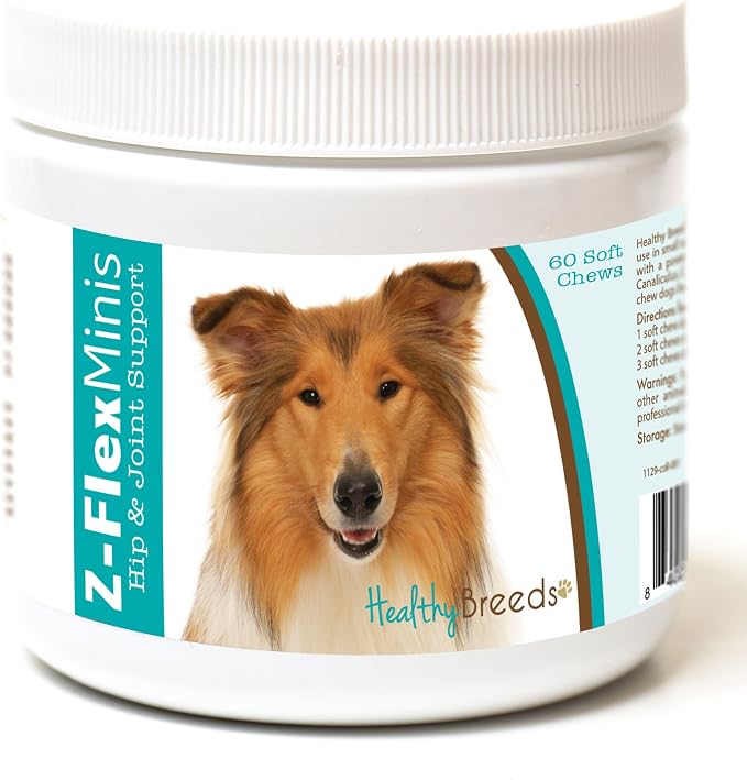 Healthy Breeds Collie Z-Flex Minis Hip and Joint Support Soft Chews 60 Count