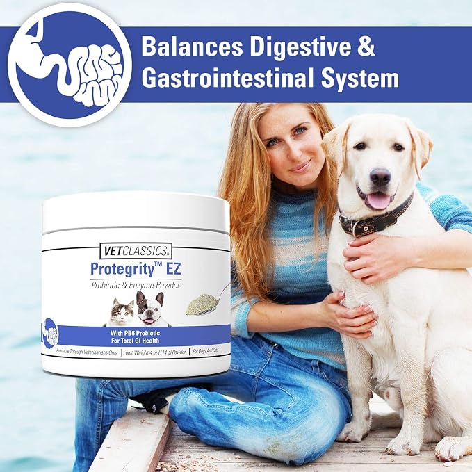 Vet Classics Protegrity EZ Probiotic Supplement for Dogs & Cats - 4 Oz