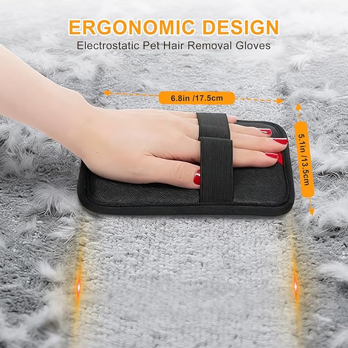 Pet Hair Removal Glove, 1 Piece