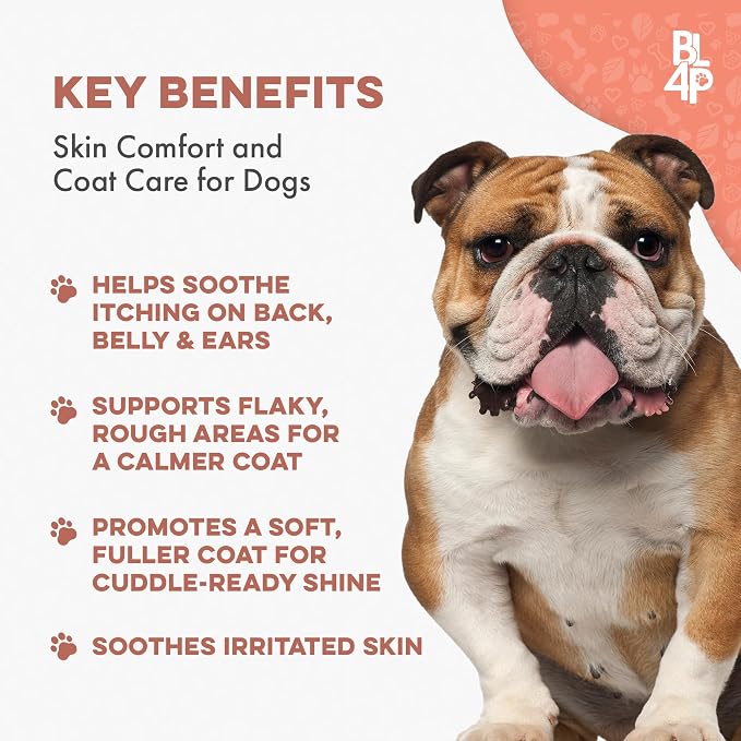 BestLife4Pets Dog Skin & Coat Soothing Formula - 800 Pills