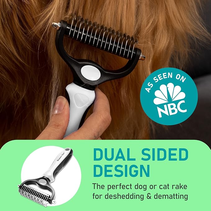 Maxpower Planet Pet Grooming Brush, White