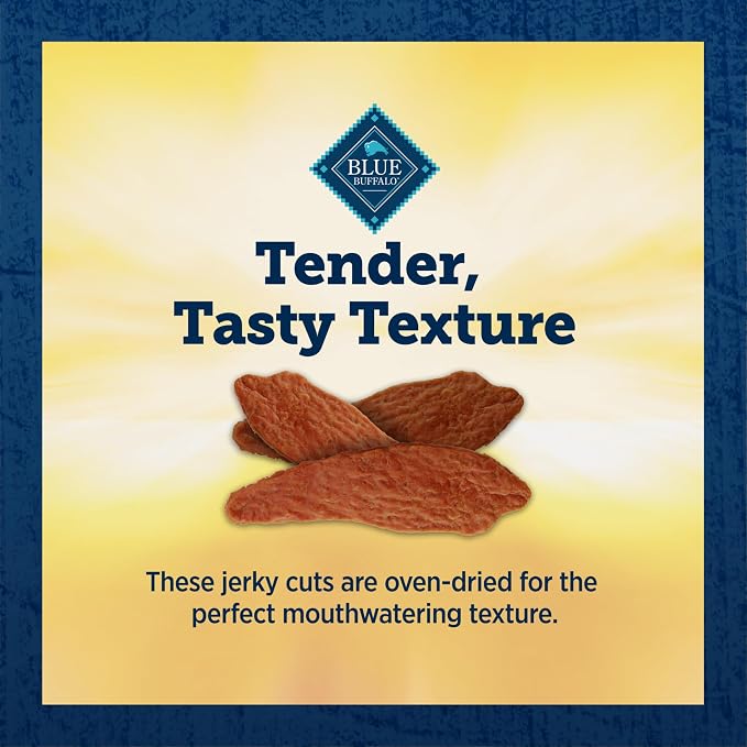 Blue Buffalo True Chews Premium Jerky Cuts Dog Treats with Natural Ingredients Chicken