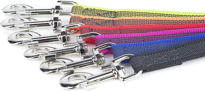 Color & Gray Super-Grip Leash with Handle, 14 mm x 1 m, Neon-Gray