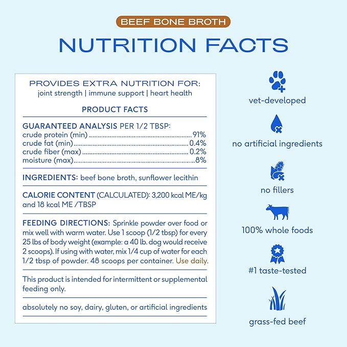 Native Pet Omega Oil for Dogs (8 oz.) & Beef Bone Broth for Dogs (4.75 oz.) - Made with Wild Alaskan Salmon Oil - EPA DHA and Bone Broth Powder Food Topper for Picky Eater