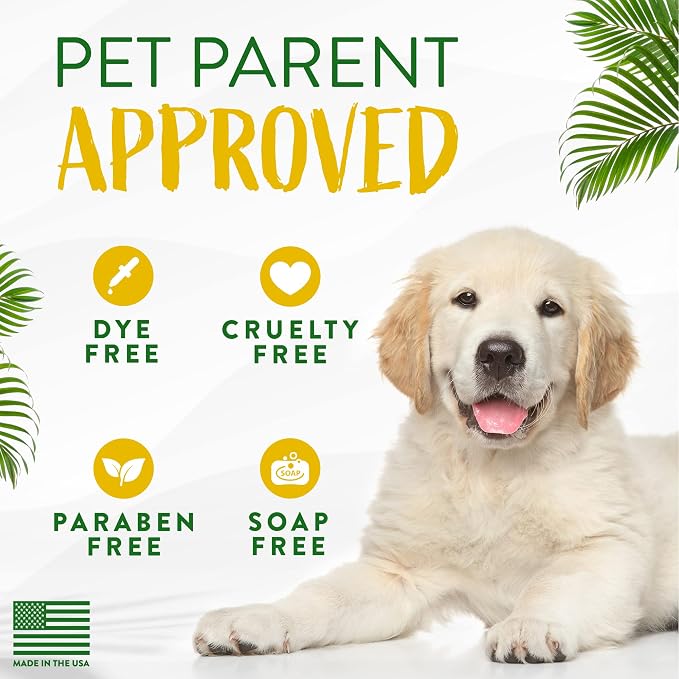 TropiClean Gentle Puppy Shampoo, Sensitive Skin, Coconut Scent, 20oz | For Allergies & Sensitive Skin | Gentle Coconut Scent | Safe for Cats & Kittens | Made in USA