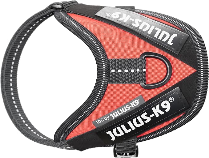 Julius-K9, 16IDC-R-B1, IDC Powerharness, Dog Harness, Size: Baby 1, Red