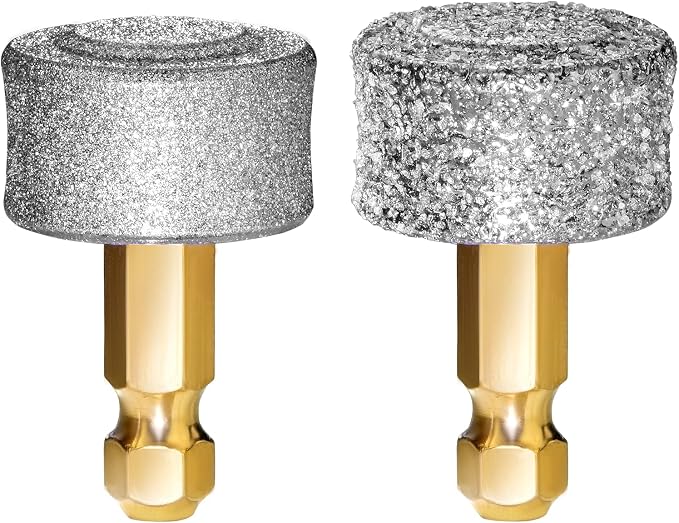 LUCKY TAIL Dog Nail Grinder Replacement Heads, 2-Pack
