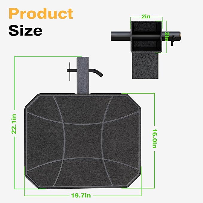 Pet Hitch Step for 2" Hitch Trailer Receiver, 2in Dog Hitch Step for SUV/Car/Truck, Hitch Step for Dogs Supports 200lbs, Portable Lightweight with Non-Slip Tread, for Dogs & Small Pets