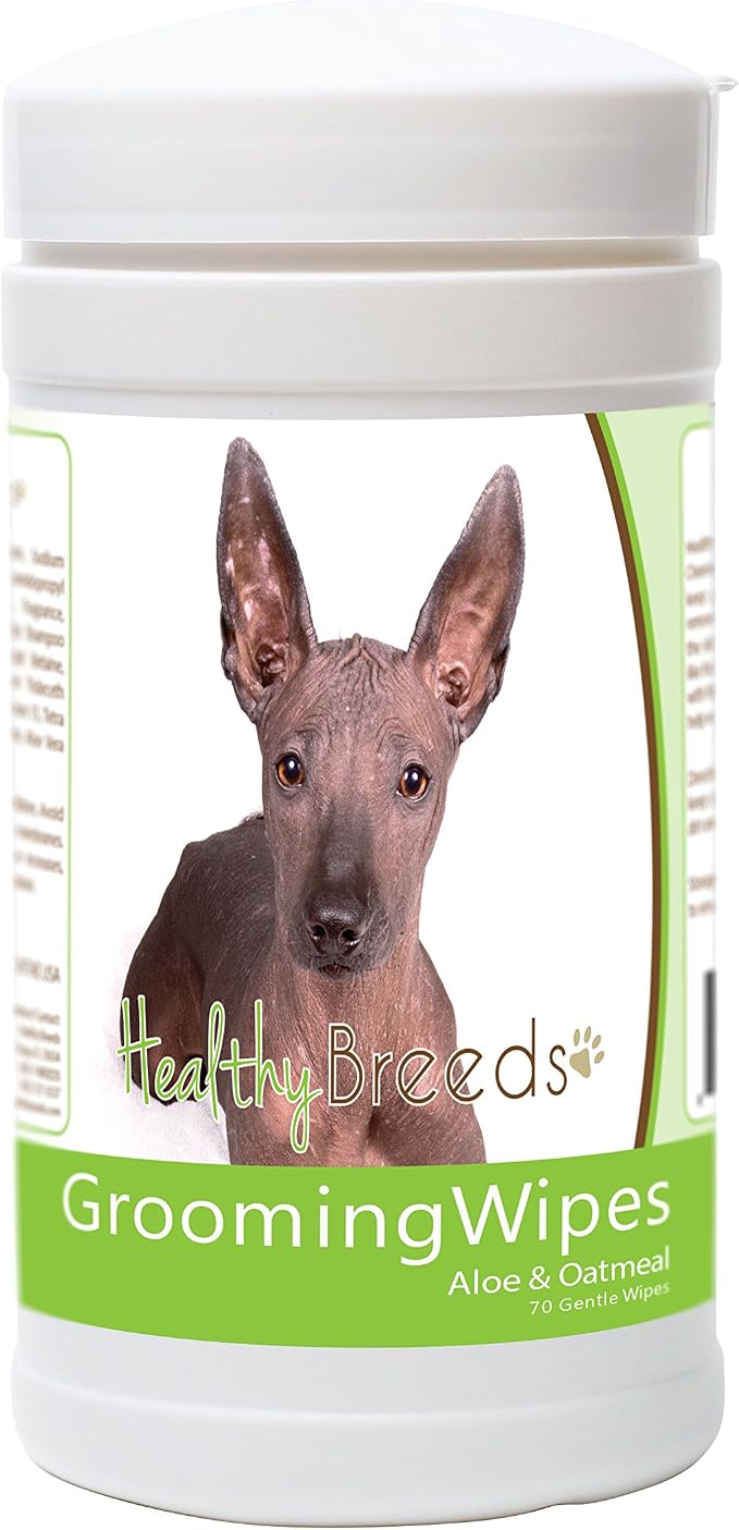 Healthy Breeds Xoloitzcuintli Grooming Wipes 70 Count