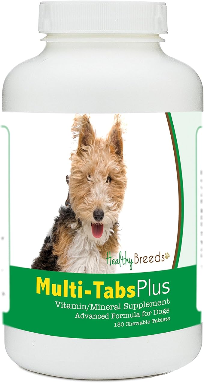 Healthy Breeds Wire Fox Terrier Multi-Tabs Plus Chewable Tablets 180 Count