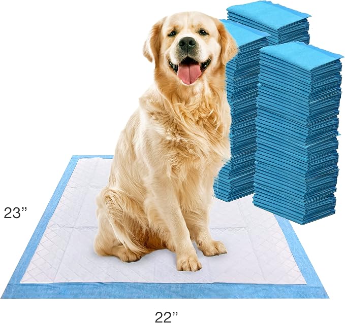 Four Paws Wee-Wee Superior Performance Unscented Pee Pads for Dogs & Puppies, Quilted Leak-Proof Dog Housebreaking Potty Training Floor Protection, 22" x 23", 7 Count