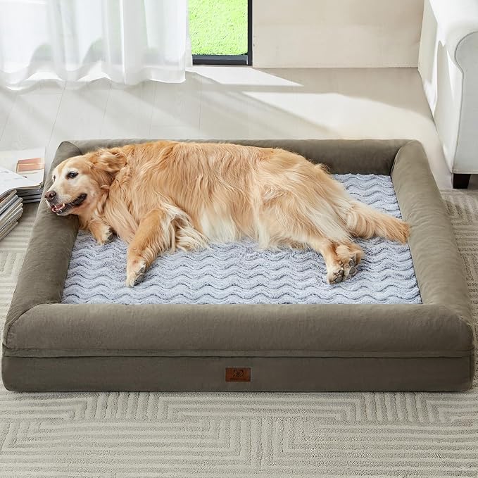 WNPETHOME Orthopedic Dog Bed - XXL Extra Large, 45x35x7in