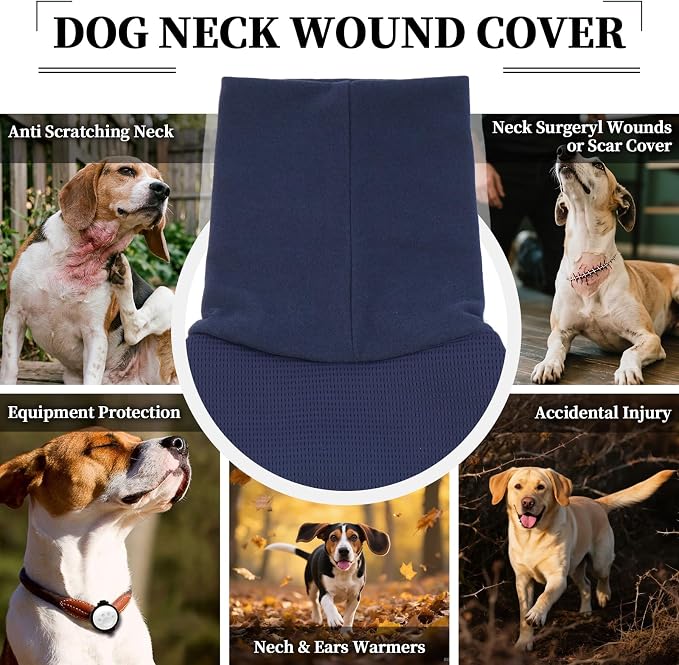 ROZKITCH Breathable Dog Calming Jacket, Anti-Anxiety Pet Vest for Storms, Fireworks, Travel & Separation, Adjustable Comfort Wrap NavyBlue XS
