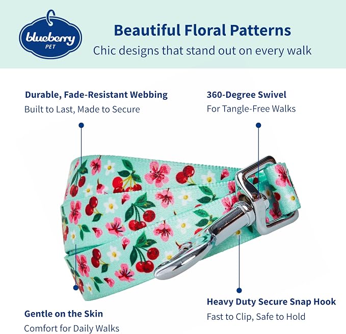 Cherry Garden Dog Leash