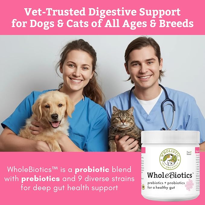 Prebiotics & Probiotics for Dogs & Cats Digestive Health, 3 Oz, 85 Scoops