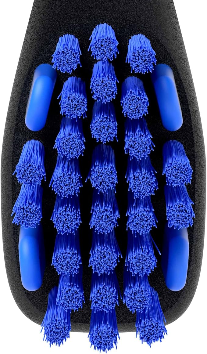 Brushmate Dual-Size Angled Soft Brush Heads Toothbrush for Pet Puppies, Dogs, and Cats - Ergonomic Handle, Long Neck, Special Rubber Stimulators - Dental Care Tool for Healthy Oral Hygiene