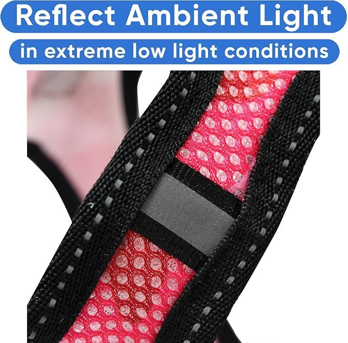 Pawtitas Dog Vest Harness Made with Breathable Air Mesh | All Weather Vest Harness for Extra Small Puppies and Large Cats with Quick-Release Buckle - Extra Small Pink Camo Mesh Dog Harness