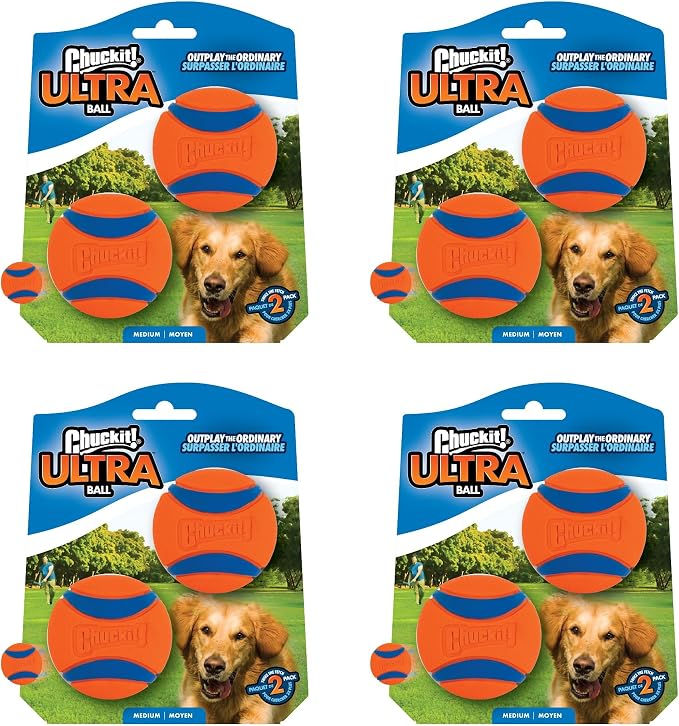ChuckIt! Medium Ultra Ball, 8 Count