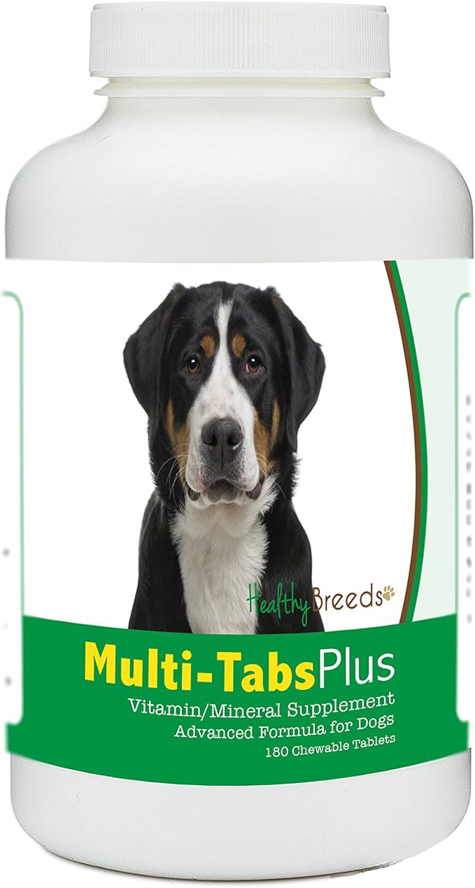 Healthy Breeds Greater Swiss Mountain Dog Multi-Tabs Plus Chewable Tablets 180 Count