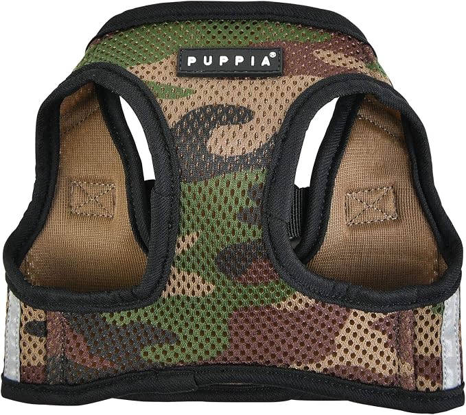 Puppia Soft Vest Harness Pro - Camo - S