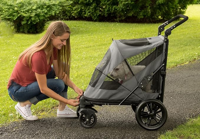 Pet Gear No-Zip Dual Entry Pet Stroller - 4 Color Options