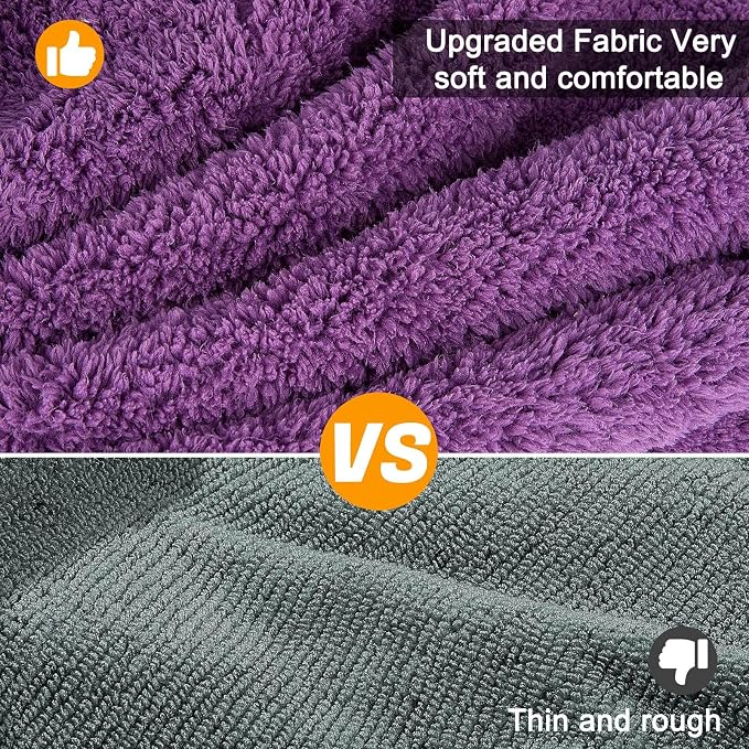 Dog Bathrobe Super Absorbent Dog Towels Large Quick Drying Robes for After Bath Soft Adjustable Warm Keeping Dogs Towel(S-XXL)