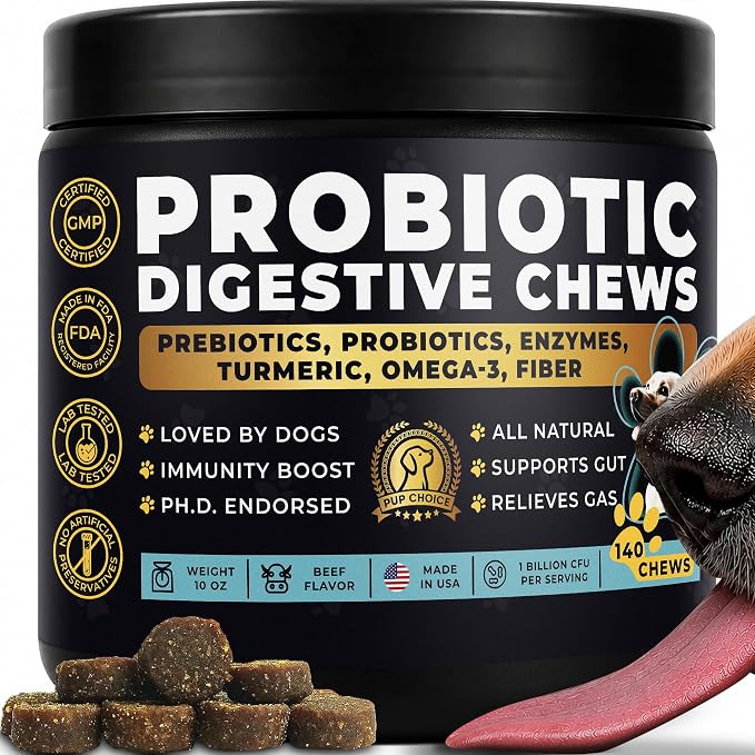 Probiotics for Dogs - Digestion, Gut Health & Firmer Stool
