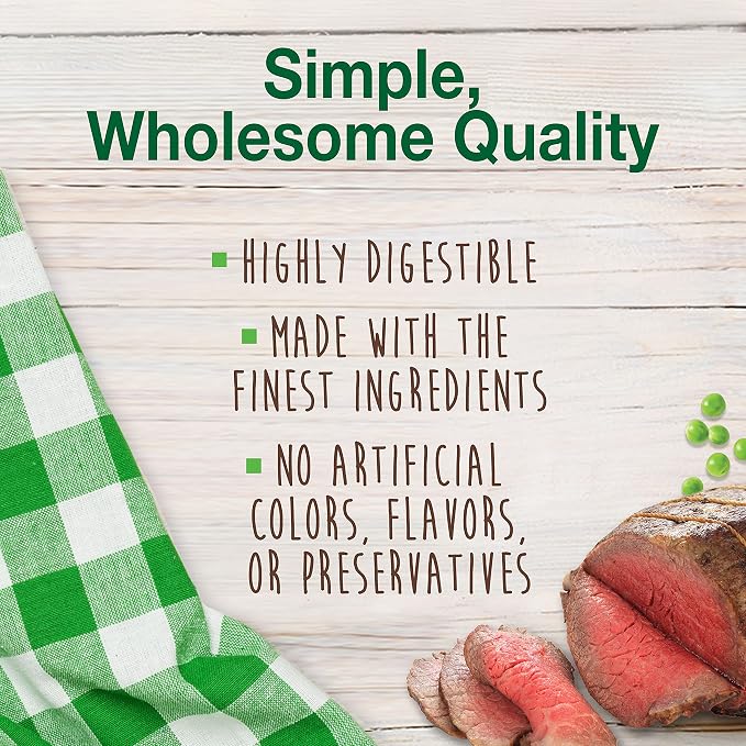 Nylabone Healthy Edibles Natural Dog Chews, Long Lasting Bones for Dogs, Roast Beef Flavor Dog Treats, X-Large (1 Count)